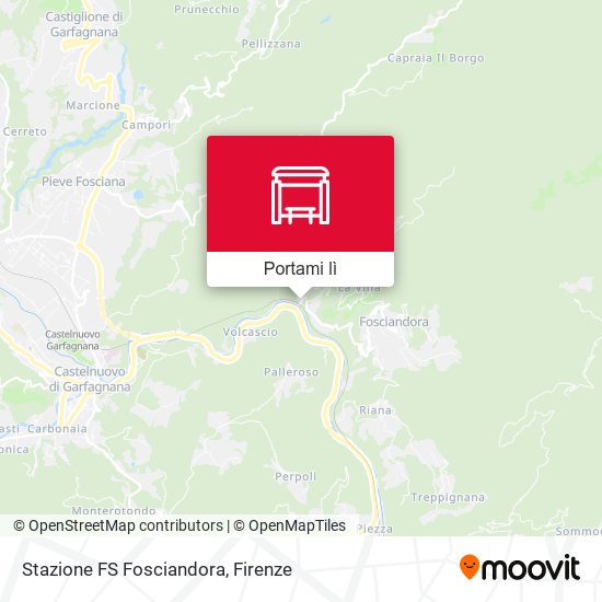 Mappa Stazione FS Fosciandora