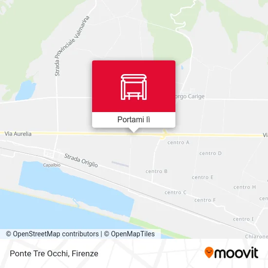 Mappa Ponte Tre Occhi