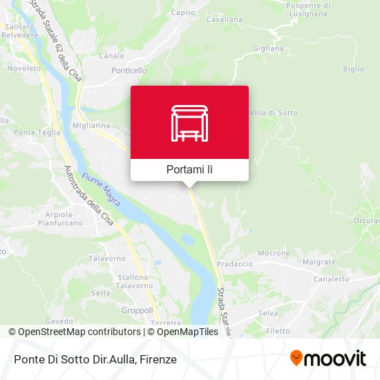 Mappa Ponte Di Sotto Dir.Aulla