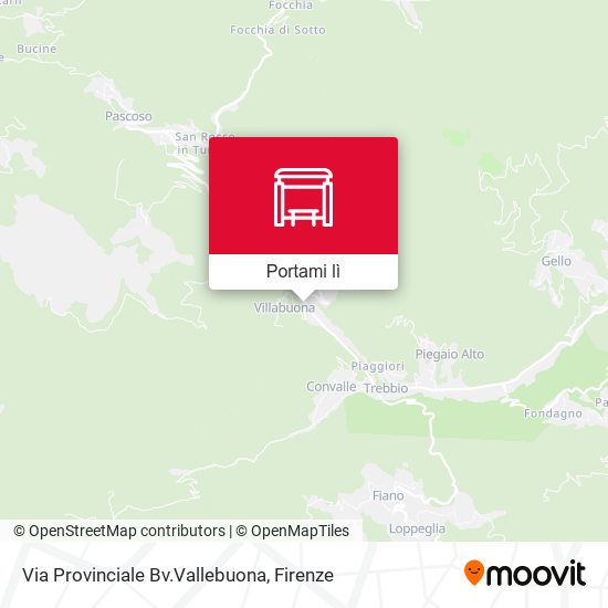 Mappa Via Provinciale Bv.Vallebuona