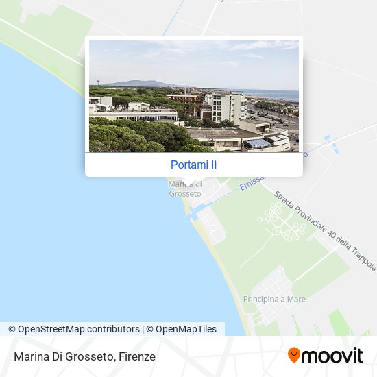 Mappa Marina Di Grosseto