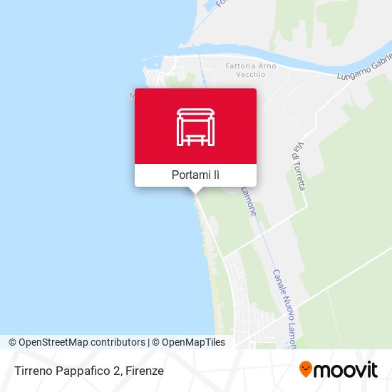 Mappa Tirreno Pappafico 2