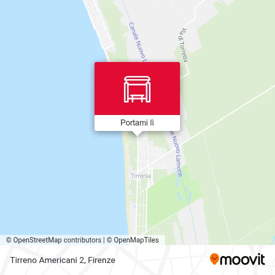 Mappa Tirreno Americani 2