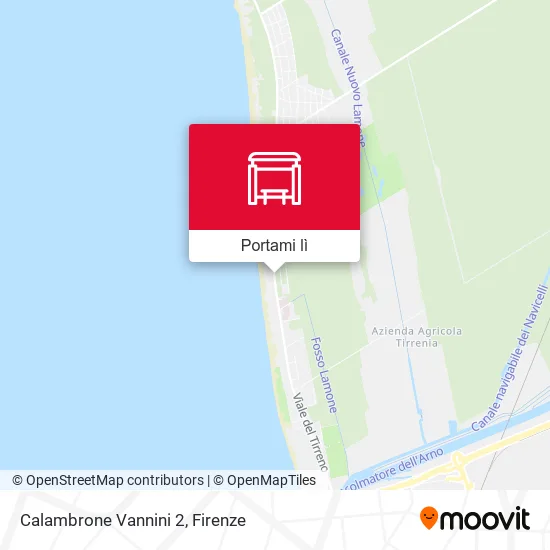 Mappa Calambrone Vannini 2