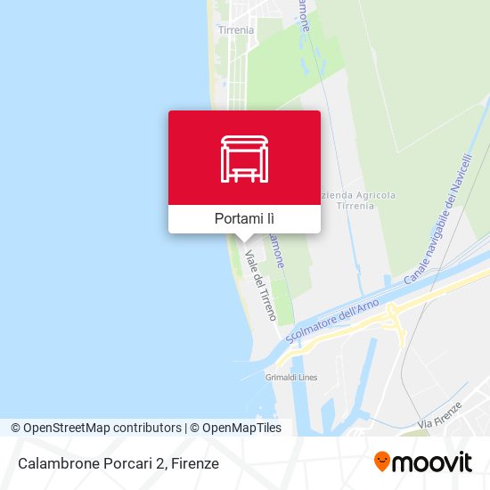 Mappa Calambrone Porcari 2