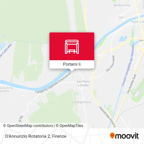 Mappa D'Annunzio Rotatoria 2