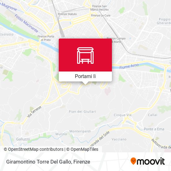 Mappa Giramontino Torre Del Gallo
