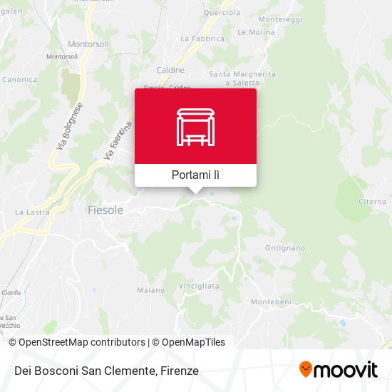 Mappa Dei Bosconi San Clemente