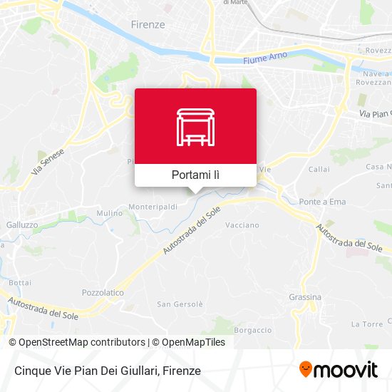 Mappa Cinque Vie Pian Dei Giullari