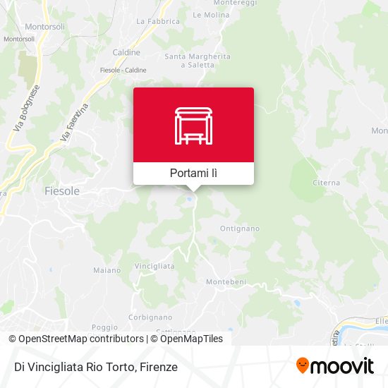 Mappa Di Vincigliata Rio Torto