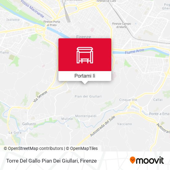 Mappa Torre Del Gallo Pian Dei Giullari