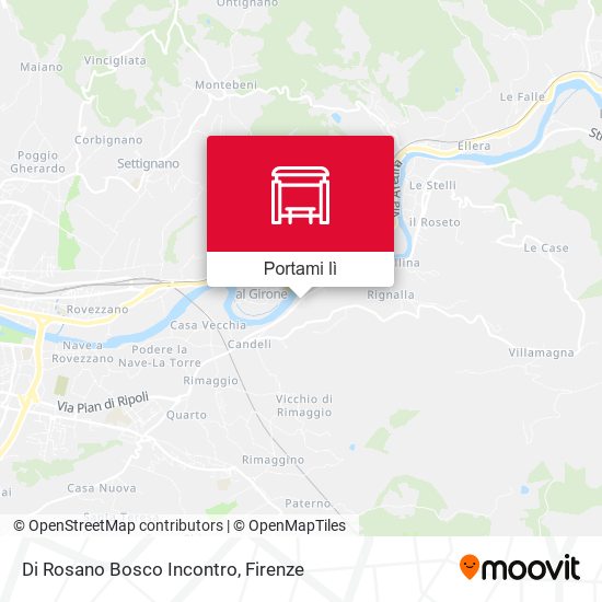 Mappa Di Rosano Bosco Incontro
