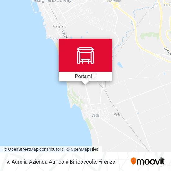 Mappa V. Aurelia Azienda Agricola Biricoccole