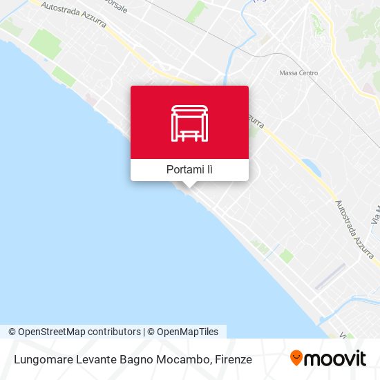 Mappa Lungomare Levante Bagno Mocambo
