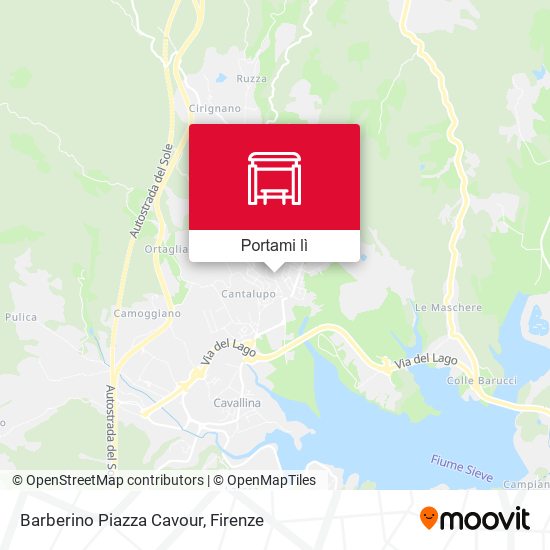 Mappa Barberino Piazza Cavour