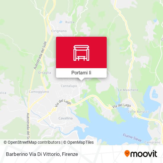 Mappa Barberino Via Di Vittorio