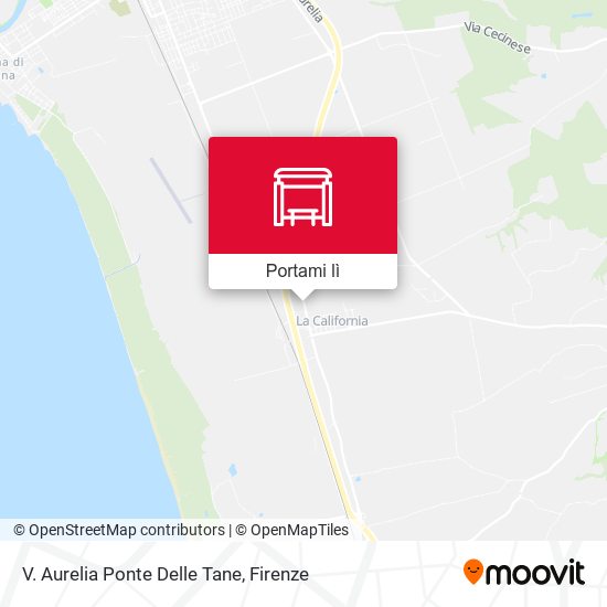 Mappa V. Aurelia Ponte Delle Tane