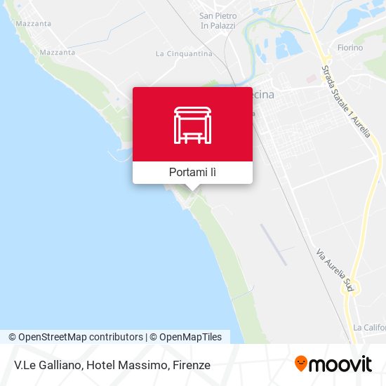 Mappa V.Le Galliano, Hotel Massimo