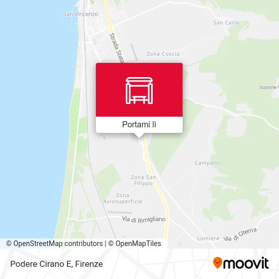 Mappa Podere Cirano E