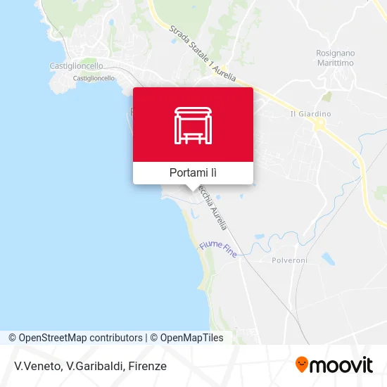 Mappa V.Veneto, V.Garibaldi