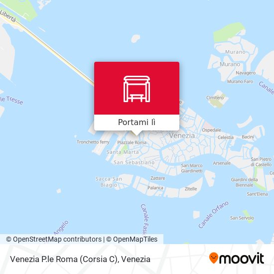 Mappa Venezia P.le Roma (Corsia C)