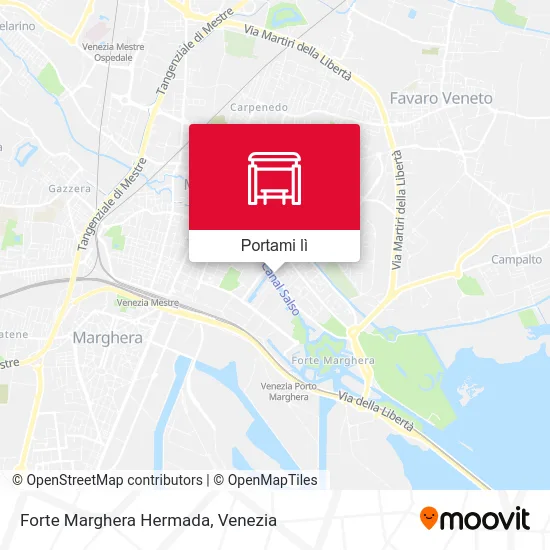 Mappa Forte Marghera Hermada