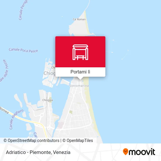 Mappa Adriatico - Piemonte