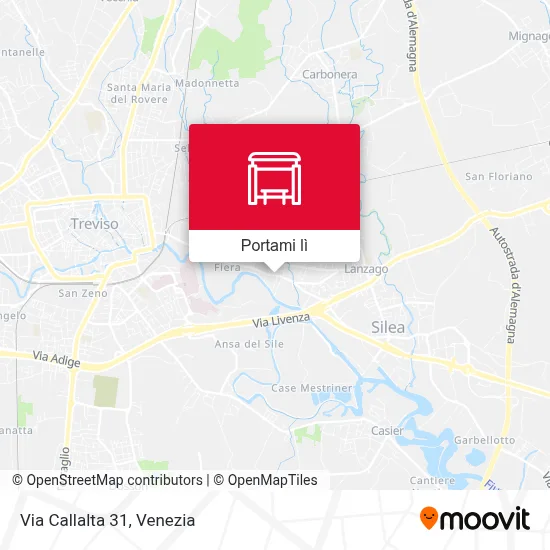 Mappa Via Callalta 31