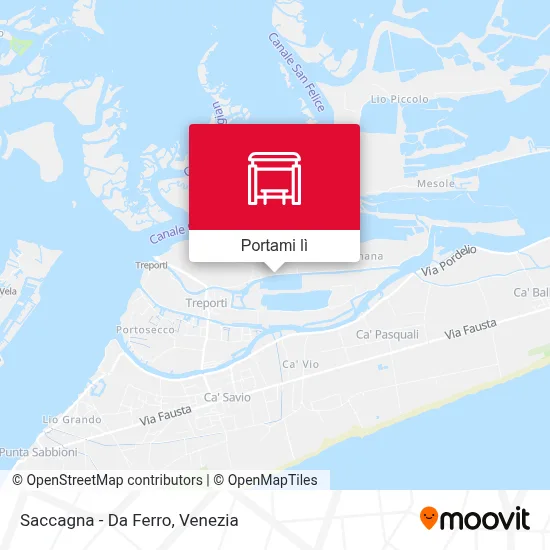 Mappa Saccagna - Da Ferro