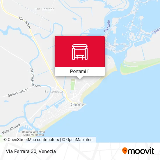 Mappa Via Ferrara 30