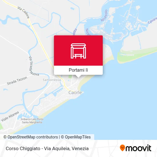 Mappa Corso Chiggiato - Via Aquileia