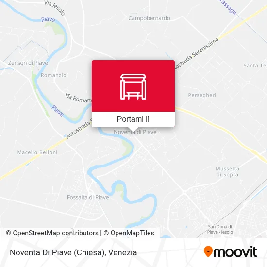 Mappa Noventa Di Piave (Chiesa)