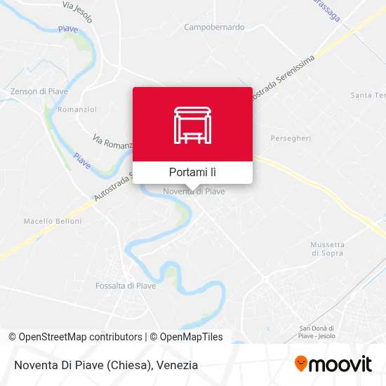 Mappa Noventa Di Piave (Chiesa)