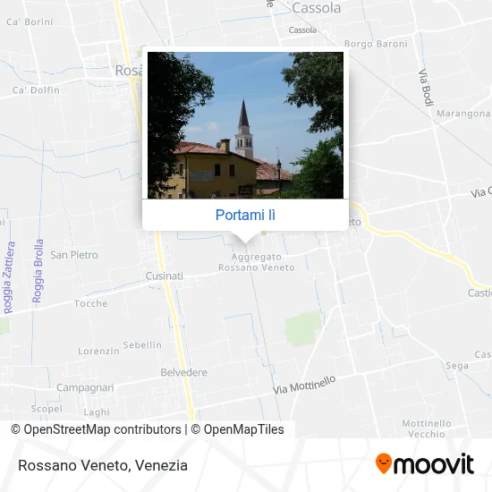 Mappa Rossano Veneto