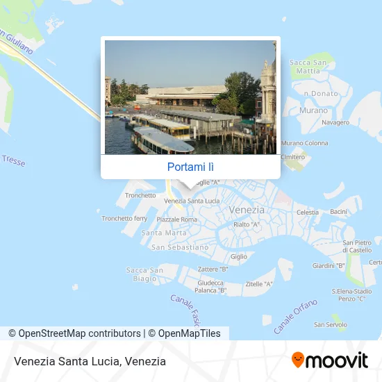 Mappa Venezia Santa Lucia