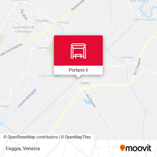 Mappa Ceggia