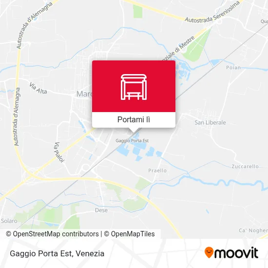 Mappa Gaggio Porta Est
