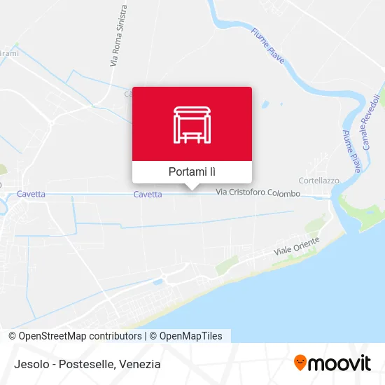 Mappa Jesolo - Posteselle
