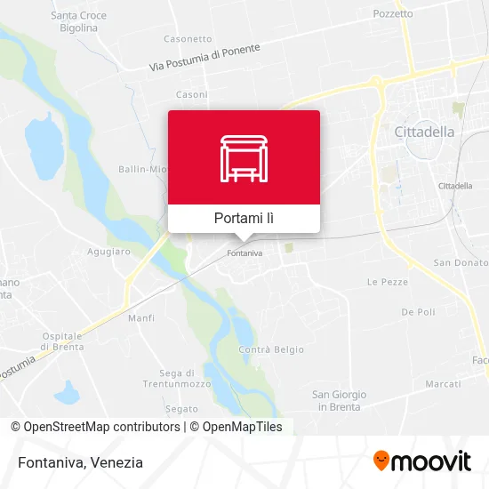 Mappa Fontaniva