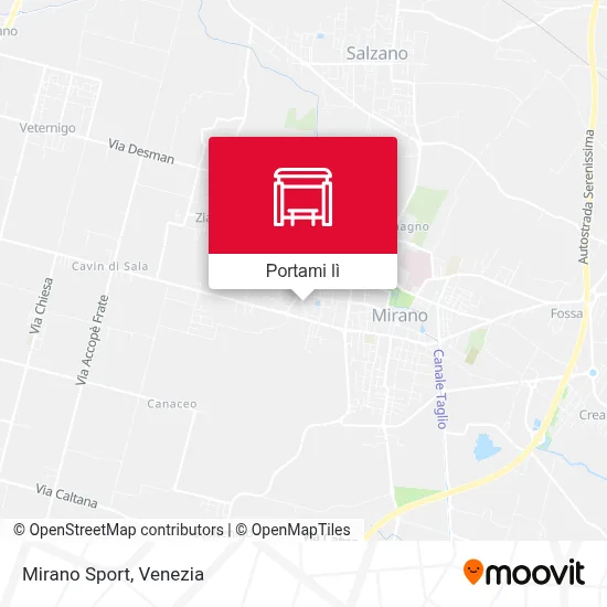 Mappa Mirano Sport