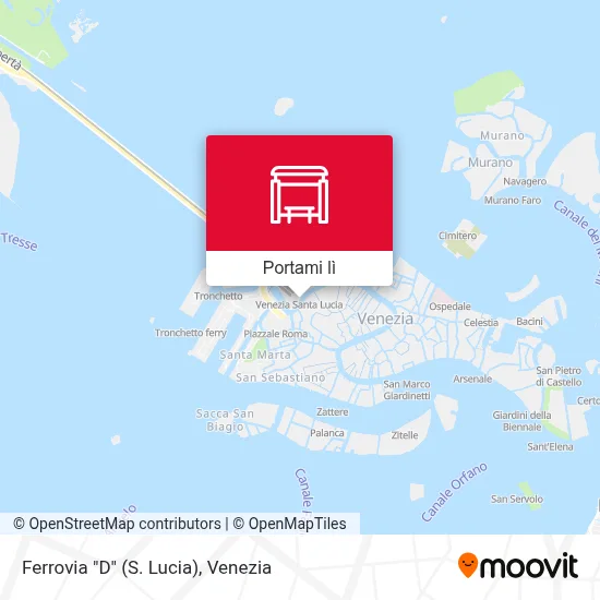 Mappa Ferrovia "D" (S. Lucia)