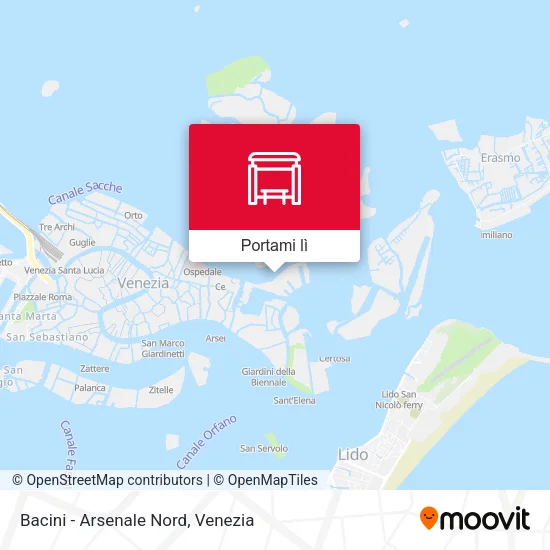 Mappa Bacini - Arsenale Nord