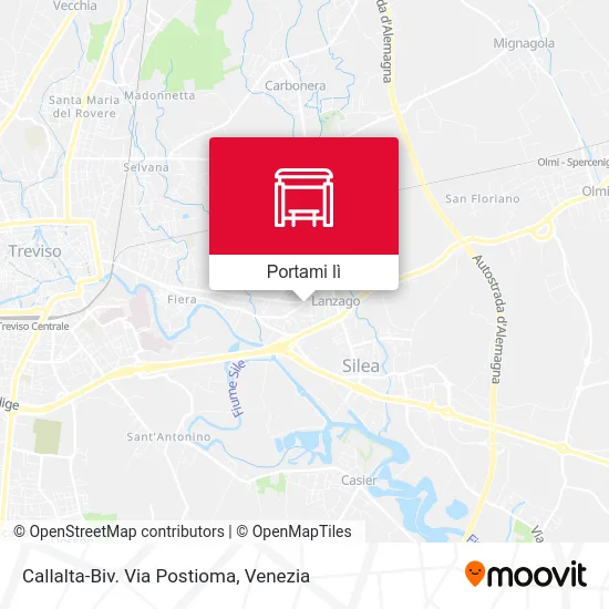 Mappa Callalta-Biv. Via Postioma