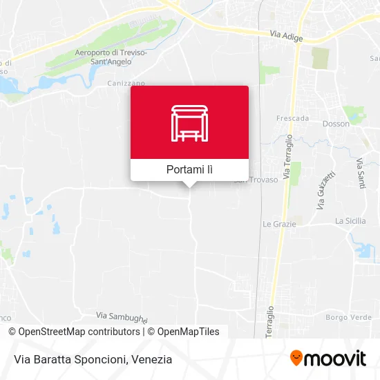 Mappa Via Baratta Sponcioni