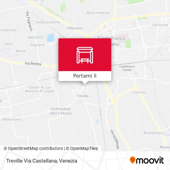 Mappa Treville Via Castellana