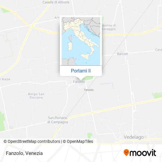 Mappa Fanzolo