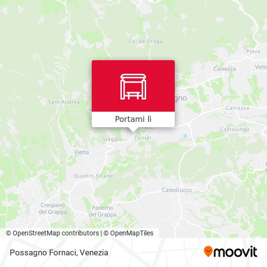 Mappa Possagno Fornaci