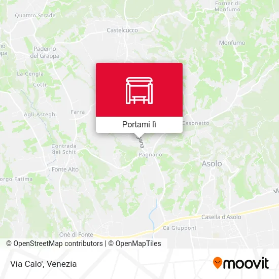 Mappa Via Calo'