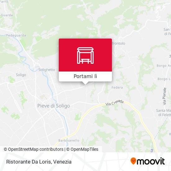 Mappa Ristorante Da Loris