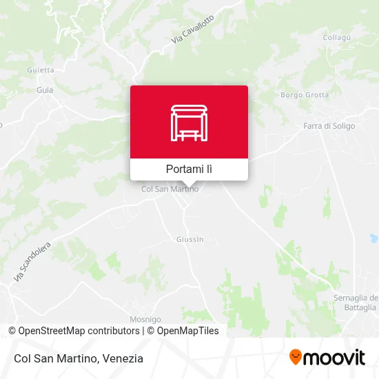 Mappa Col San Martino